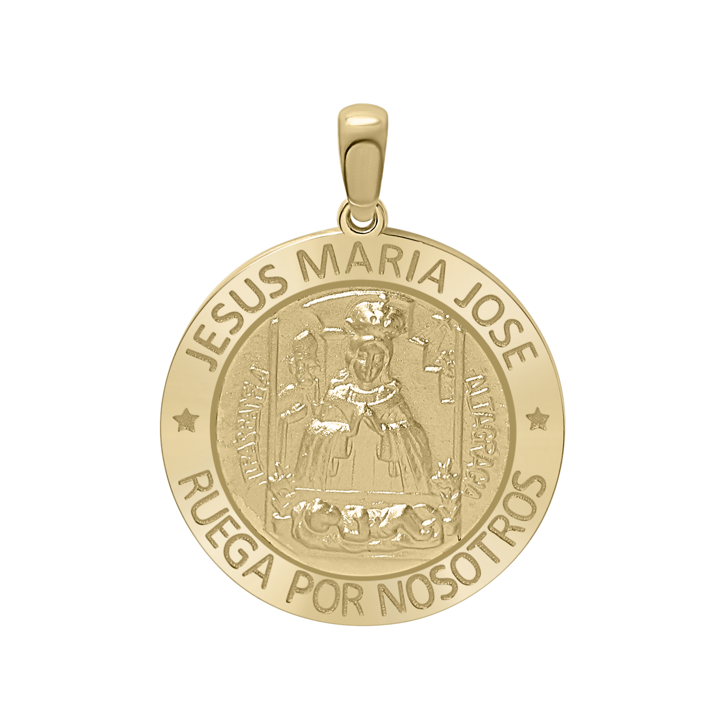Medaillon der Heiligen Familie aus 14-karätigem Gelbgold - Sagrada Familia