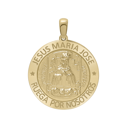 Medaillon der Heiligen Familie aus 14-karätigem Gelbgold - Sagrada Familia