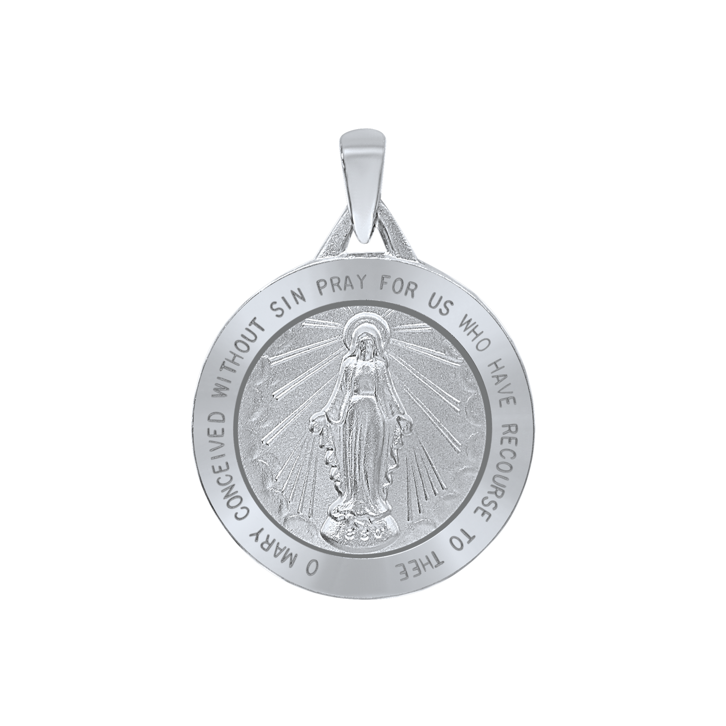Wundermedaille aus Sterlingsilber