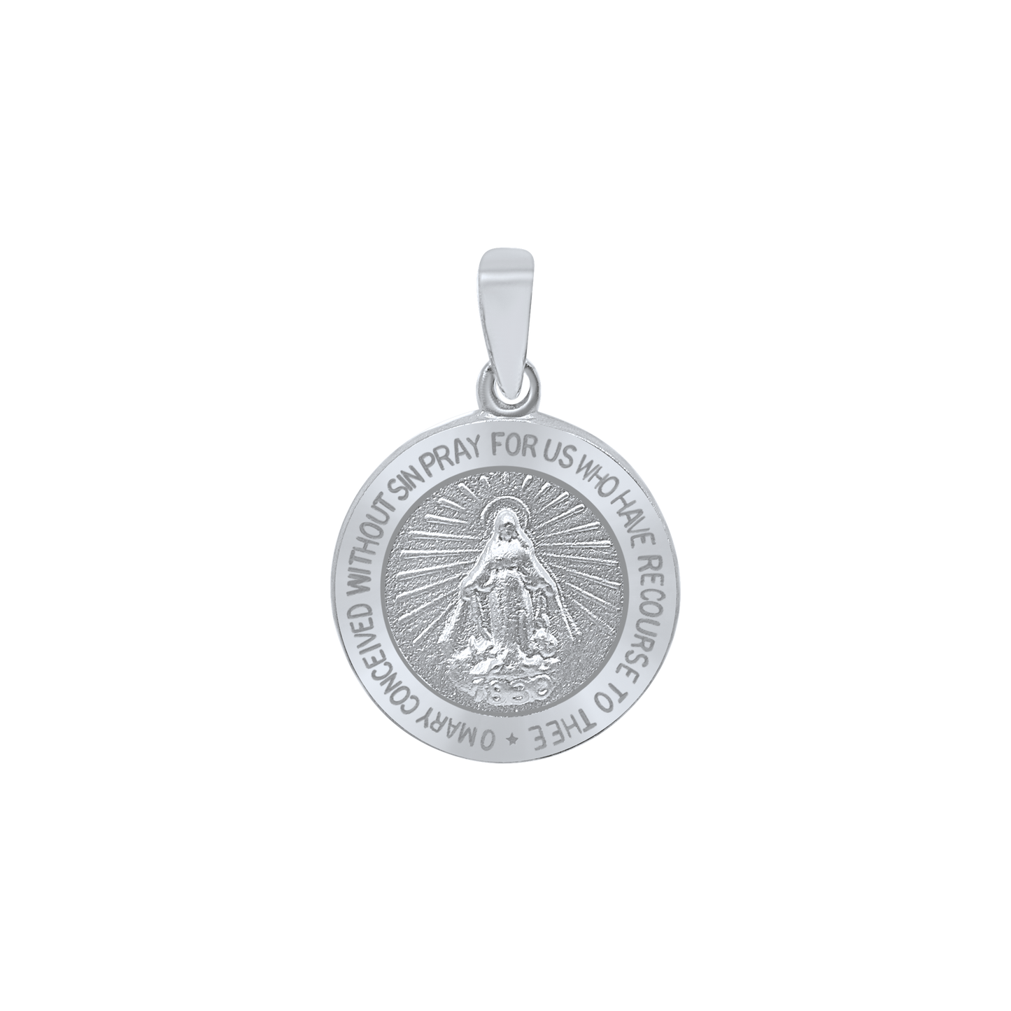 Wundermedaille aus Sterlingsilber