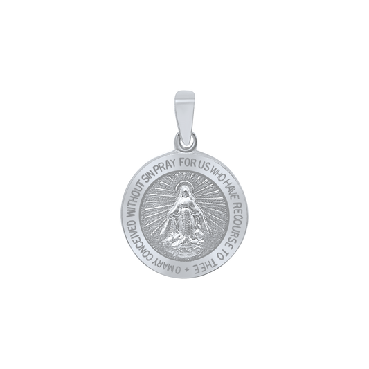 Wundermedaille aus Sterlingsilber