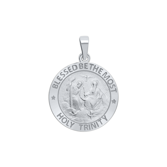 Dreifaltigkeitsmedaille aus Sterlingsilber - Santísima Trinidad