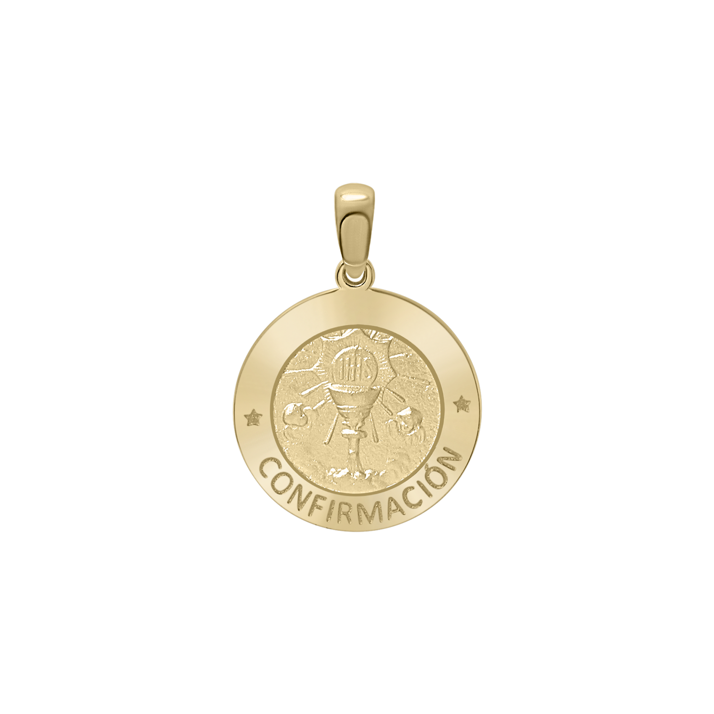 Konfirmationsmedaille aus 14-karätigem Gelbgold - Confirmación