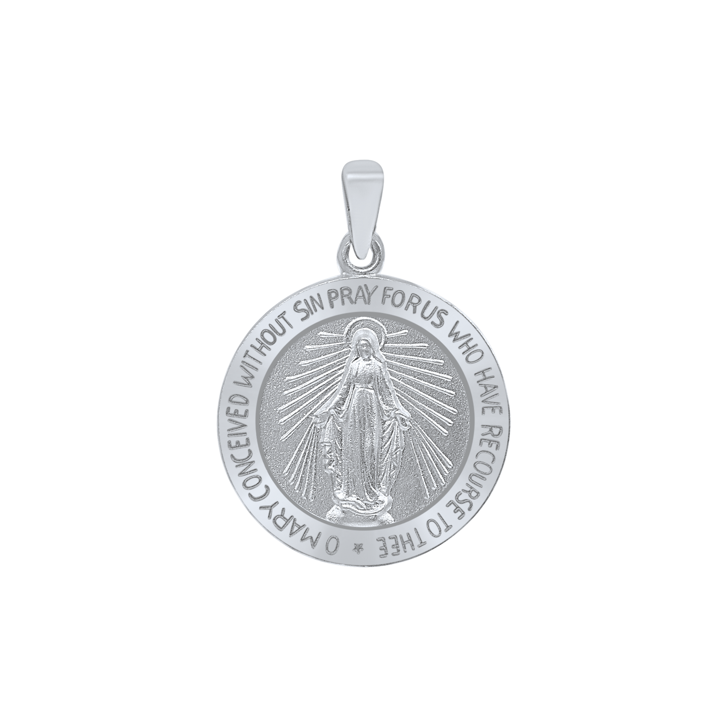 Wundermedaille aus Sterlingsilber
