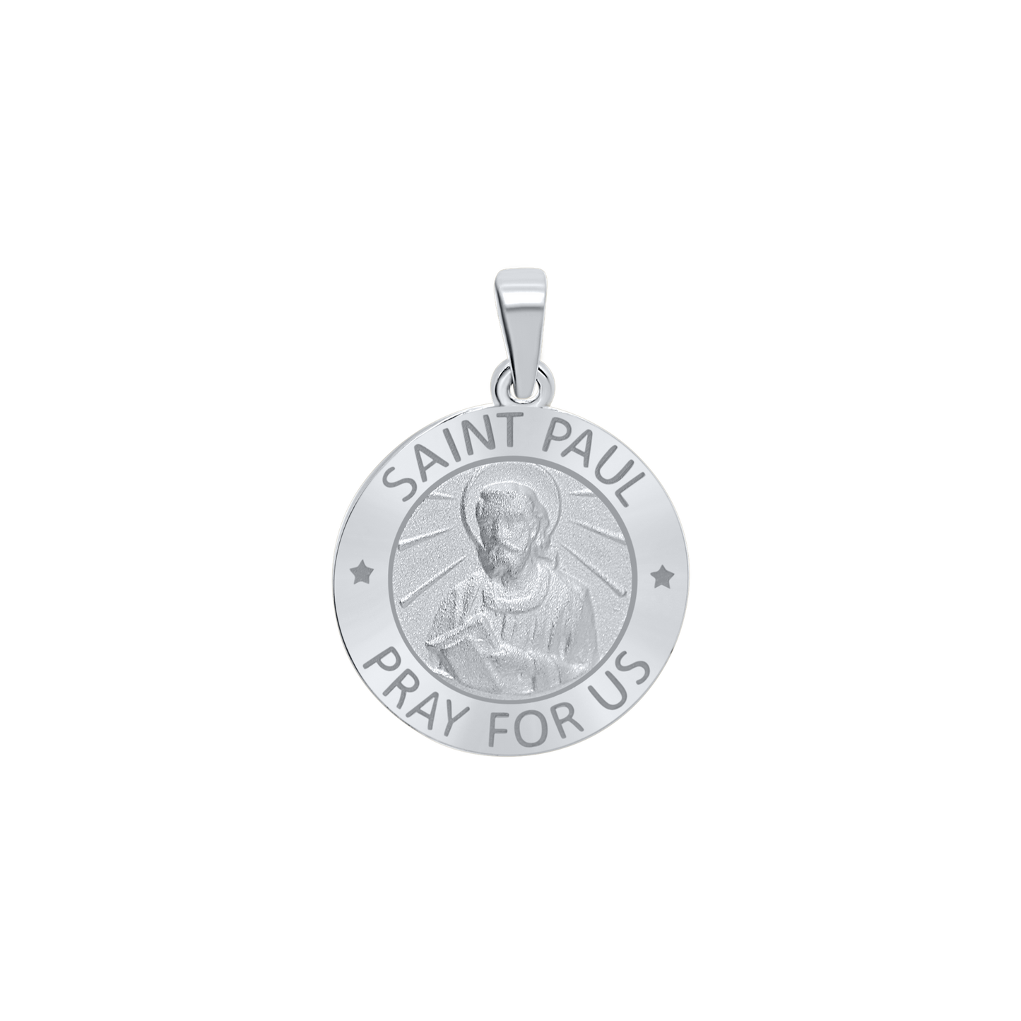 Medaille des Apostels Paulus aus Sterlingsilber - San Pablo