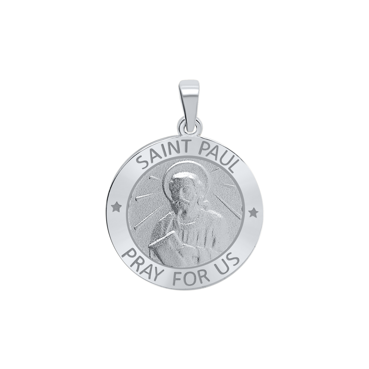 Medaille des Apostels Paulus aus Sterlingsilber - San Pablo