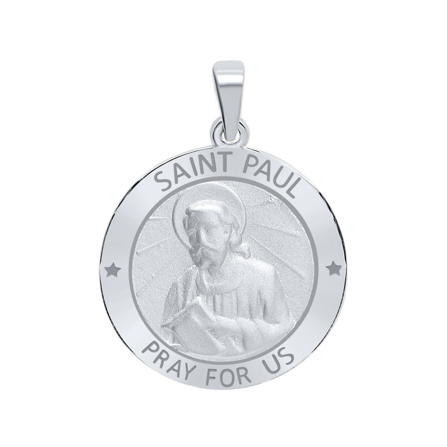 Medaille des Apostels Paulus aus Sterlingsilber - San Pablo