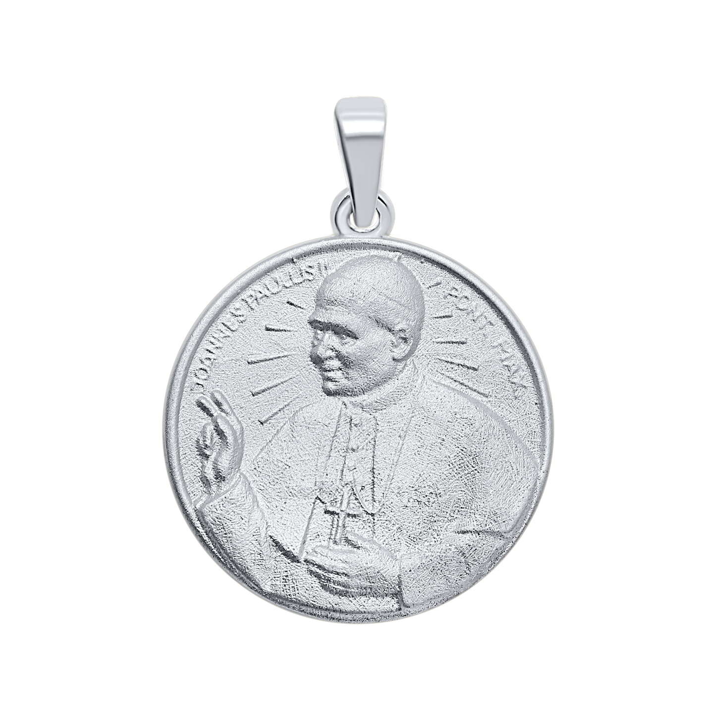 Medaille von Papst Johannes Paul II. aus Sterlingsilber – San Juan Pablo II