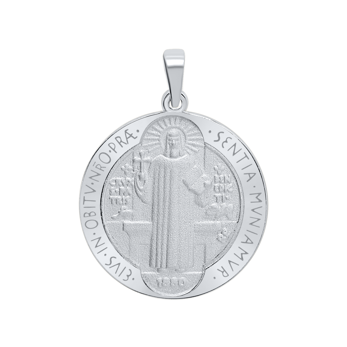 Medaille von Papst Benedikt XVI. aus Sterlingsilber - Papa Benedicto XVI