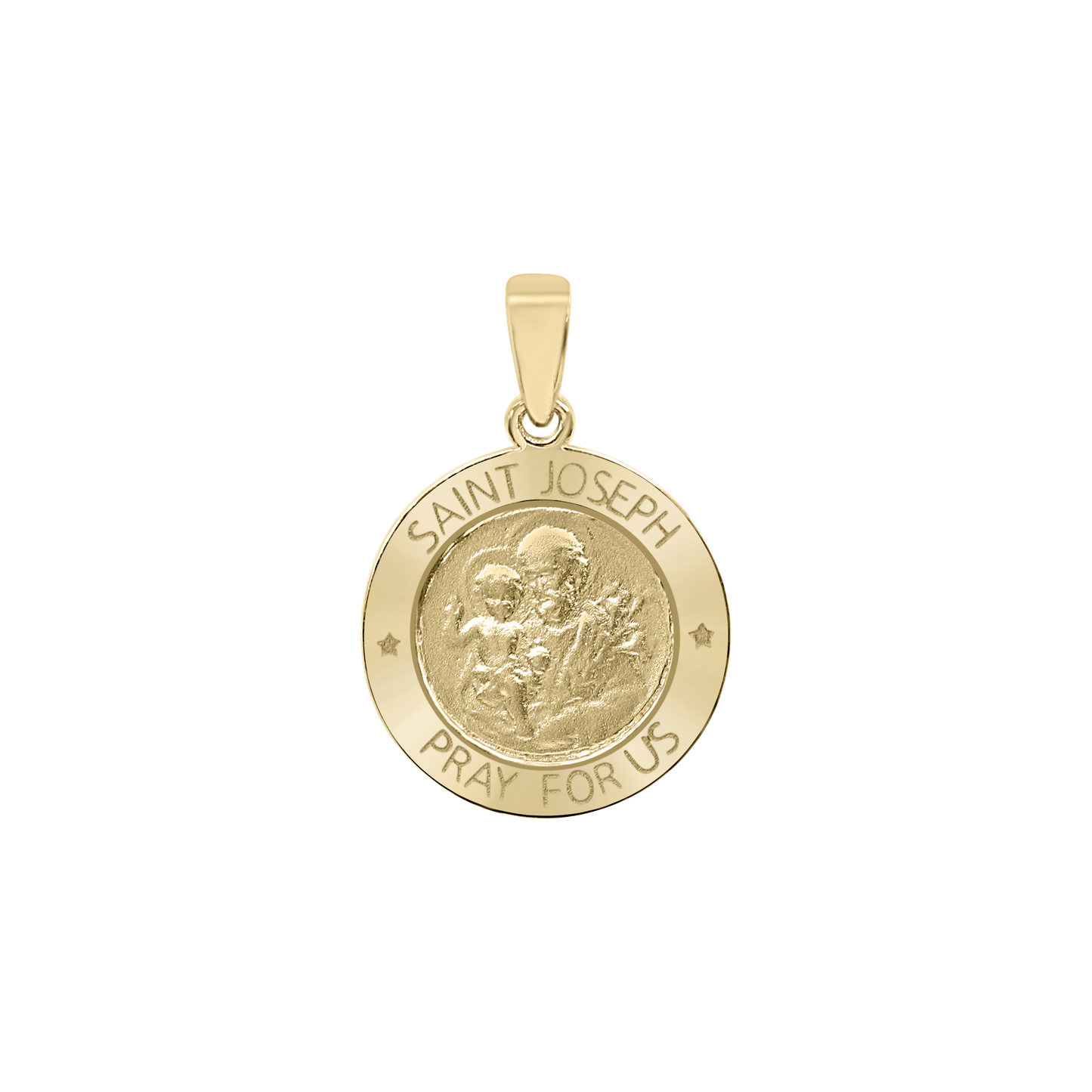 St.-Josephs-Medaille aus 14-karätigem Gelbgold – San José