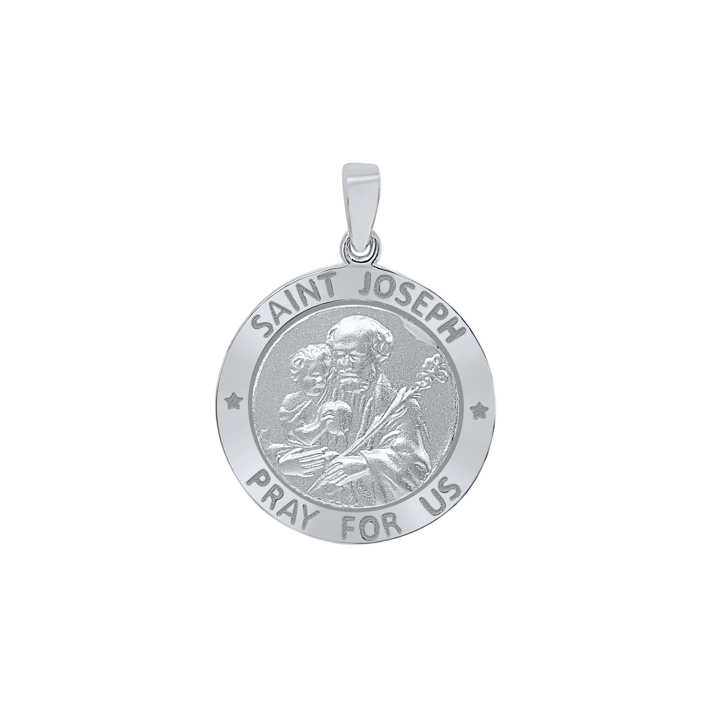 St.-Josephs-Medaille aus Sterlingsilber – San José