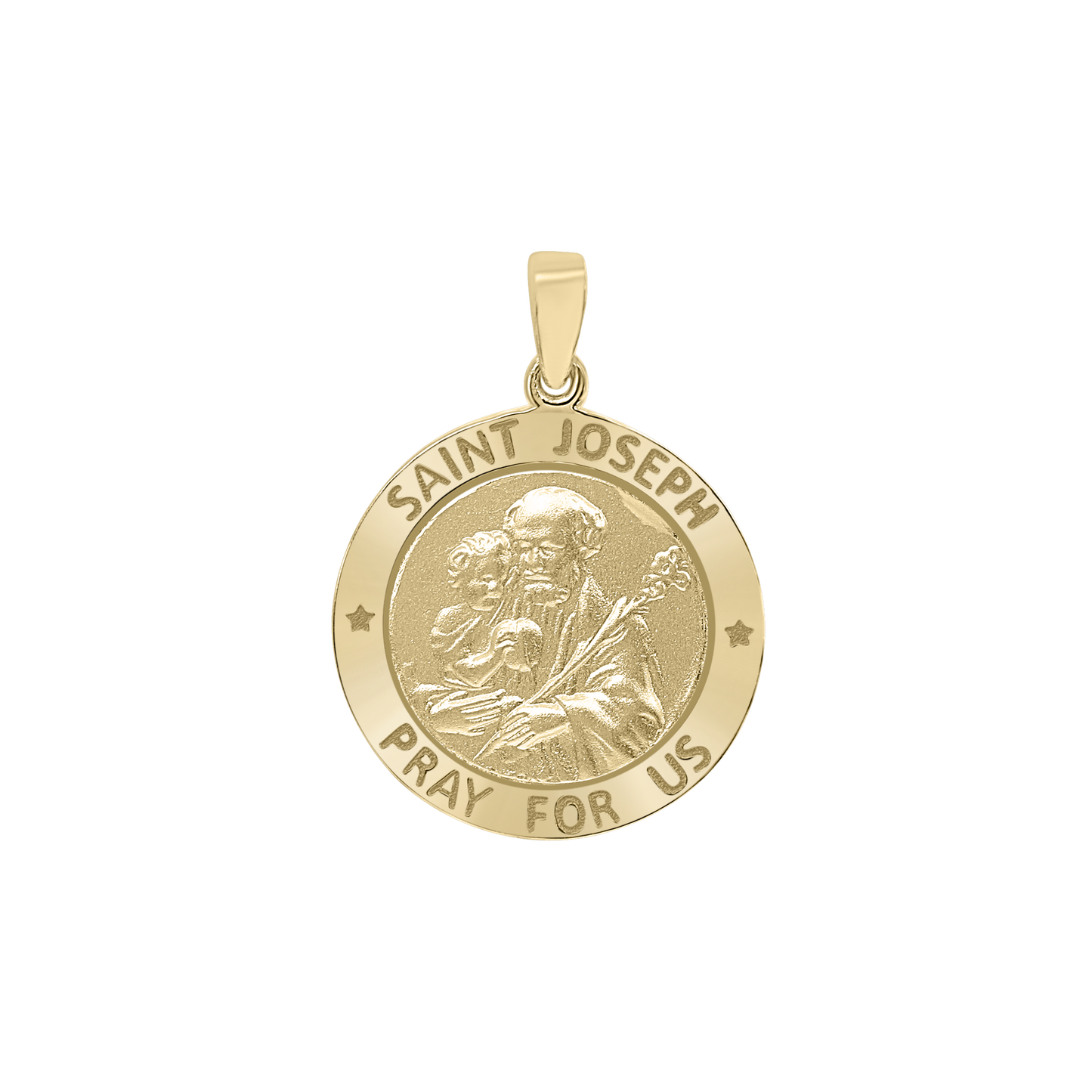 St.-Josephs-Medaille aus 14-karätigem Gelbgold – San José