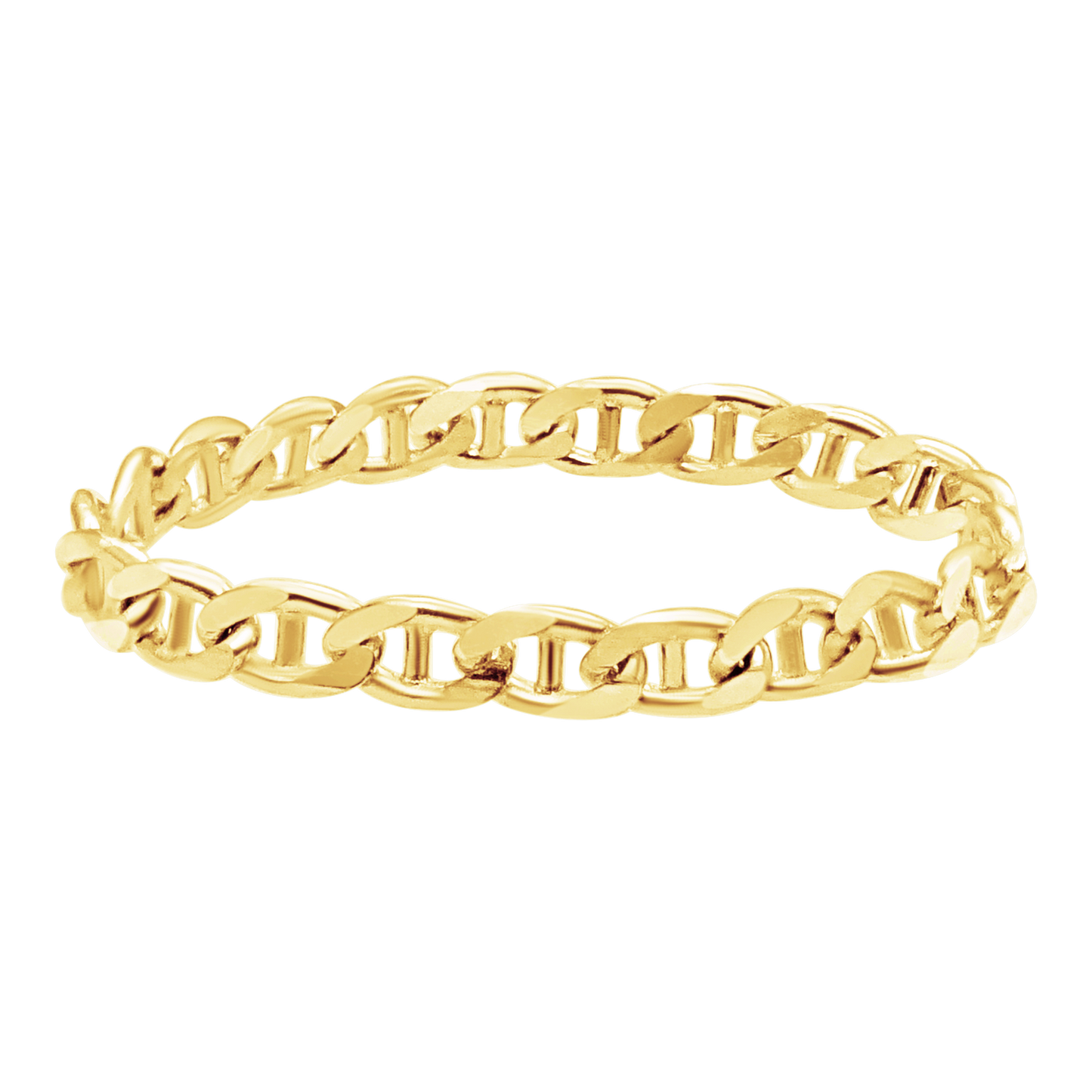 Mariner Kettenring aus 14-karätigem Gelbgold