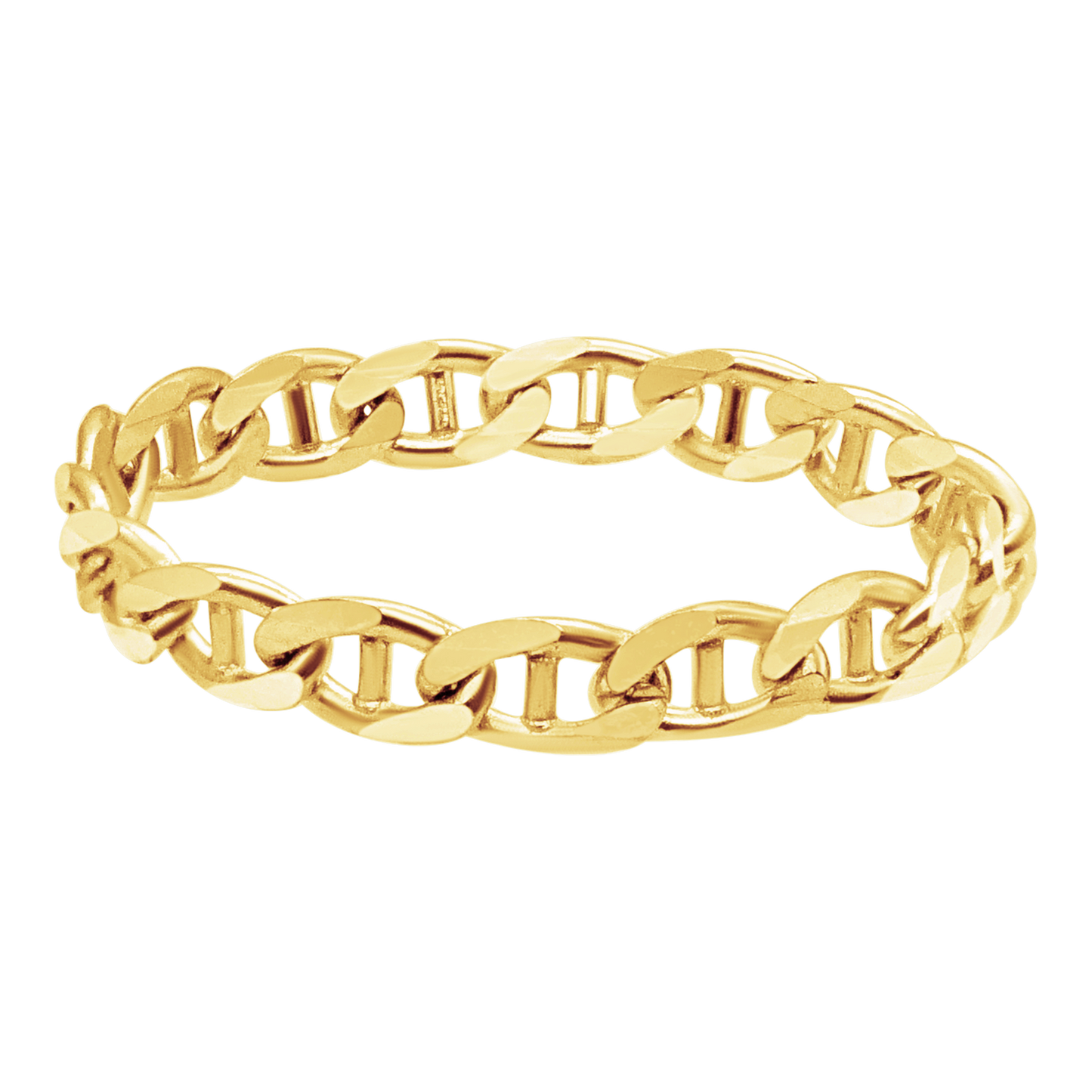 Mariner Kettenring aus 14-karätigem Gelbgold