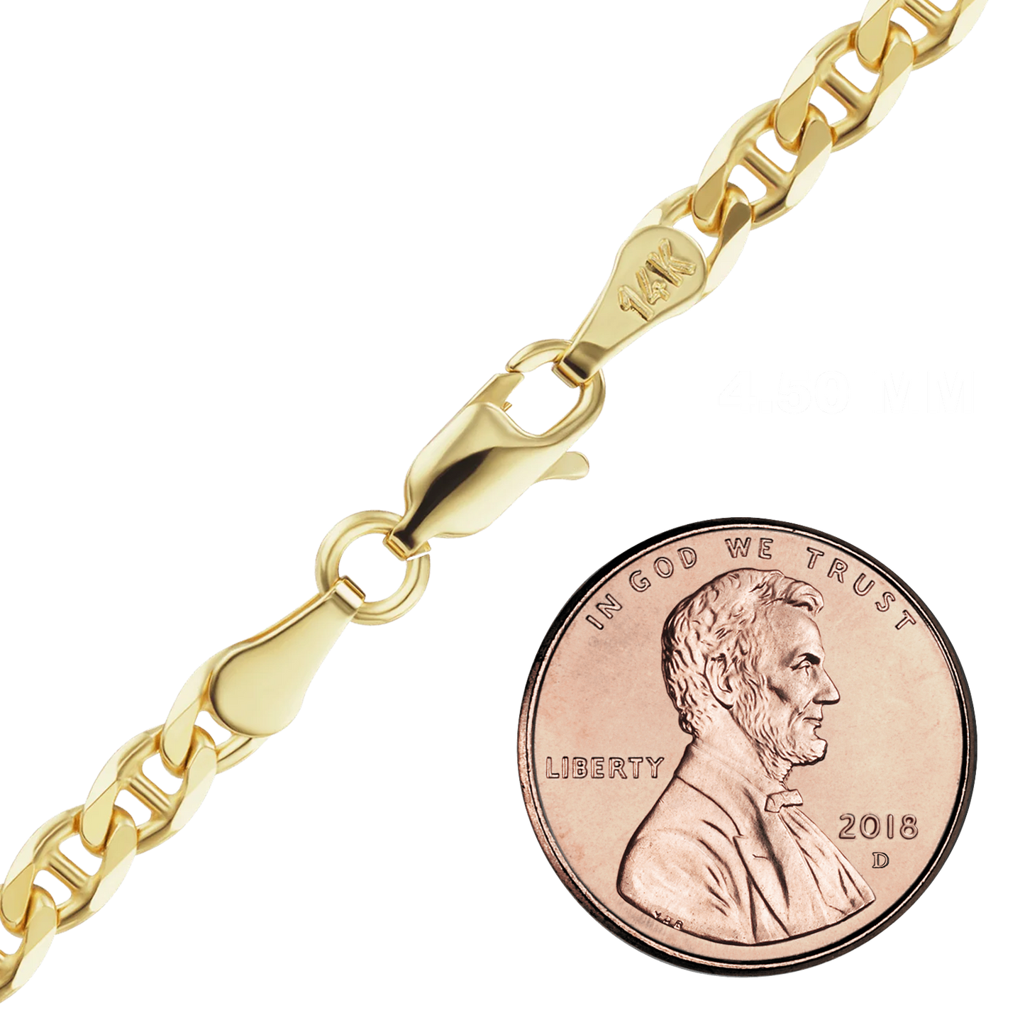 Mariner Panzerarmband aus 14-karätigem Gelbgold