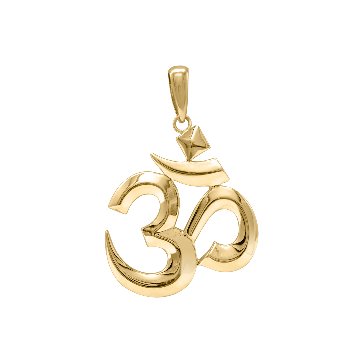 Hinduistischer Om-Anhänger aus Sterlingsilber