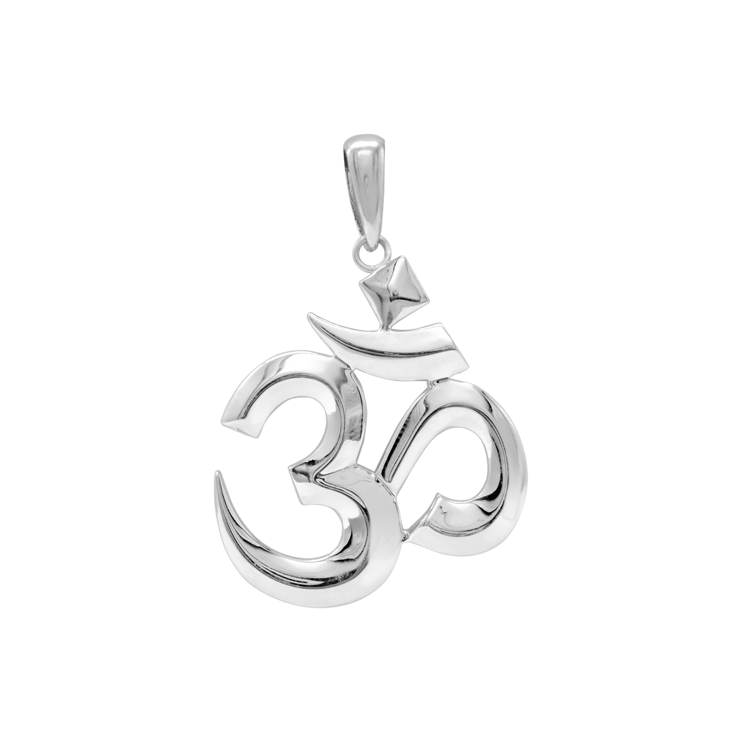 Hinduistischer Om-Anhänger aus Sterlingsilber