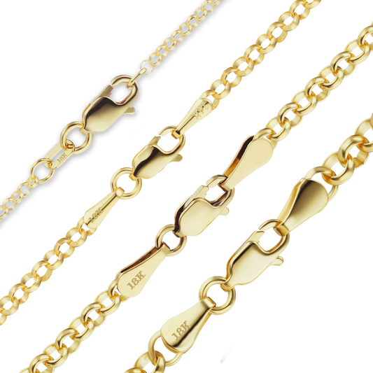 Rolo-Armband aus 18-karätigem Gelbgold