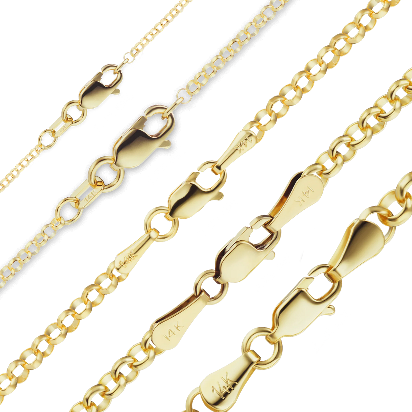 Rolo-Armband aus 14-karätigem Gelbgold