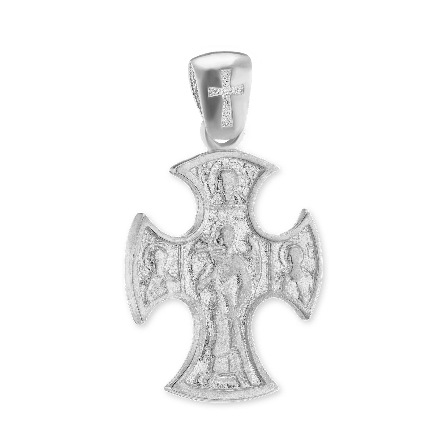 Byzantinisches Kreuz-Anhänger aus Sterlingsilber