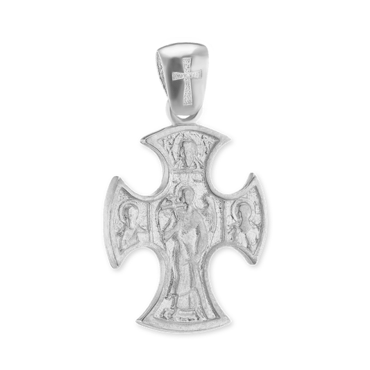 Byzantinisches Kreuz-Anhänger aus Sterlingsilber