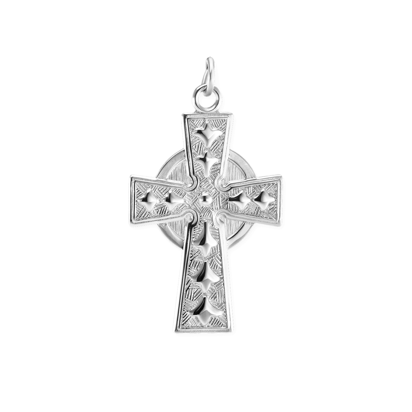 Keltischer Kreuzanhänger aus Sterlingsilber