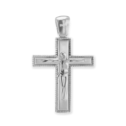 Klassischer Kruzifix-Anhänger aus Sterlingsilber