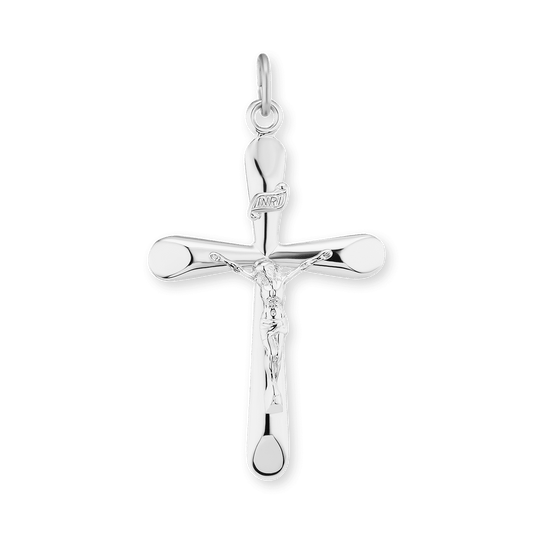 Traditioneller Kruzifix-Anhänger aus Sterlingsilber
