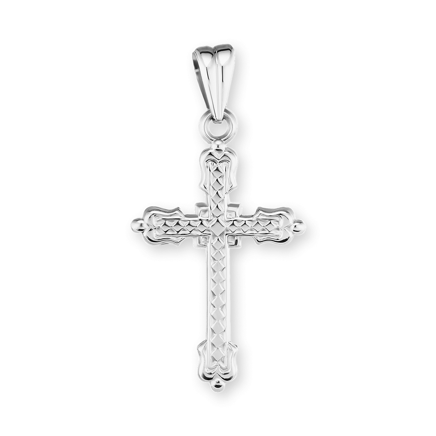 Eleganter Kreuzanhänger aus Sterlingsilber