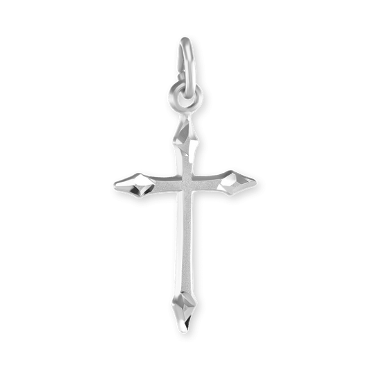 Passionskreuz-Anhänger aus Sterlingsilber