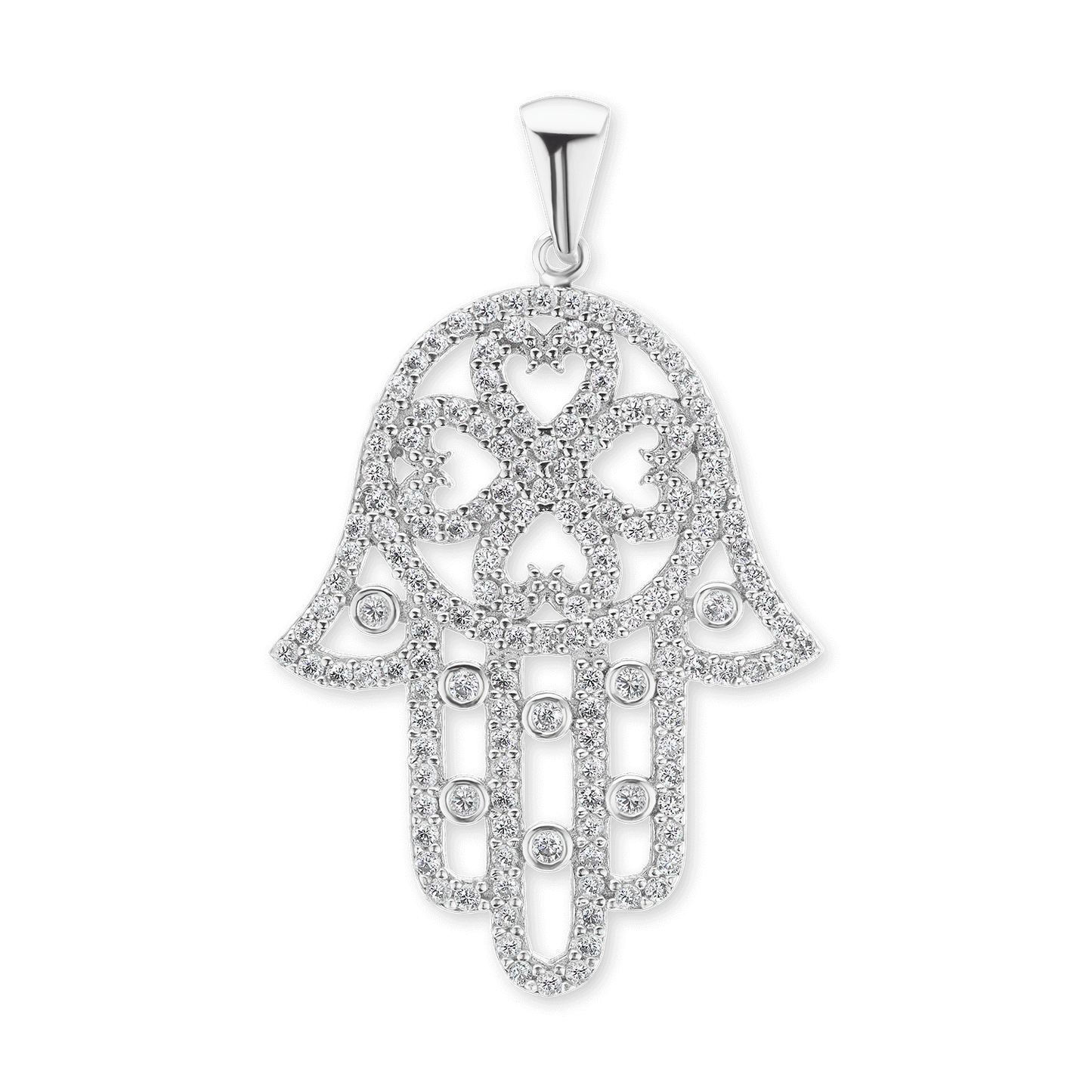 Hamsa-Anhänger aus Sterlingsilber