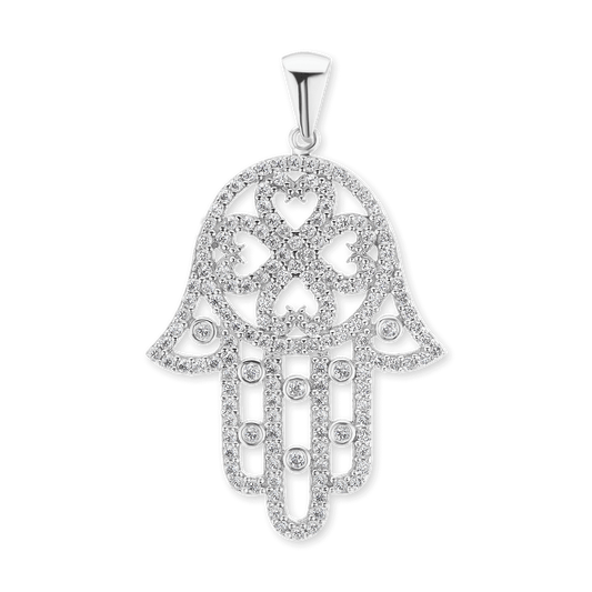Hamsa-Anhänger aus Sterlingsilber