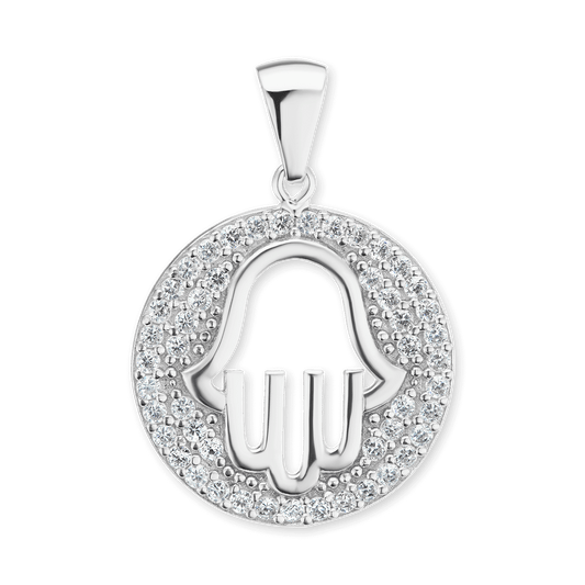 Hamsa-Anhänger aus Sterlingsilber