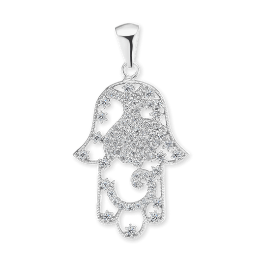Hamsa-Anhänger aus Sterlingsilber