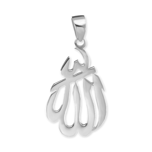 Allah-Anhänger aus Sterlingsilber