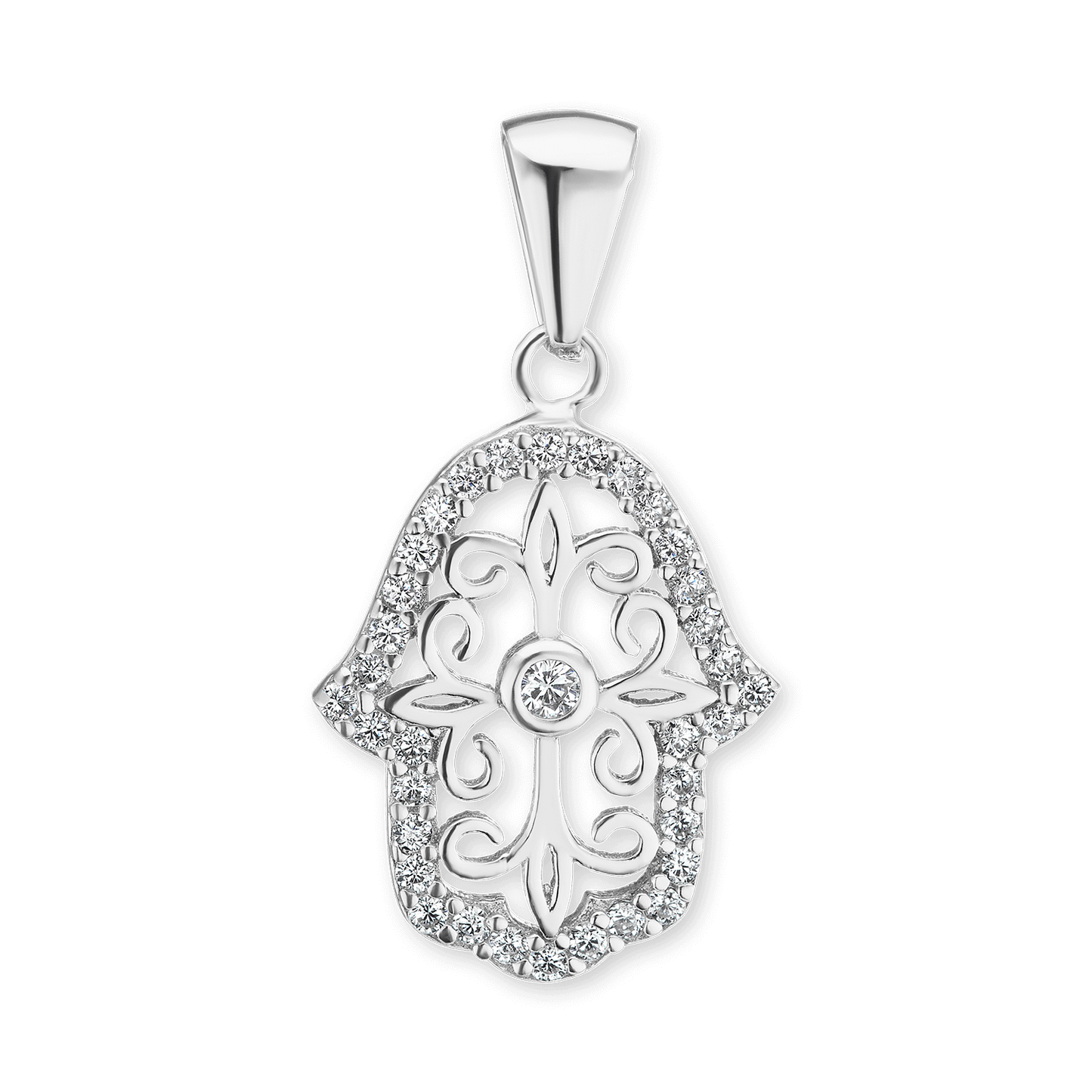 Hamsa-Anhänger aus Sterlingsilber