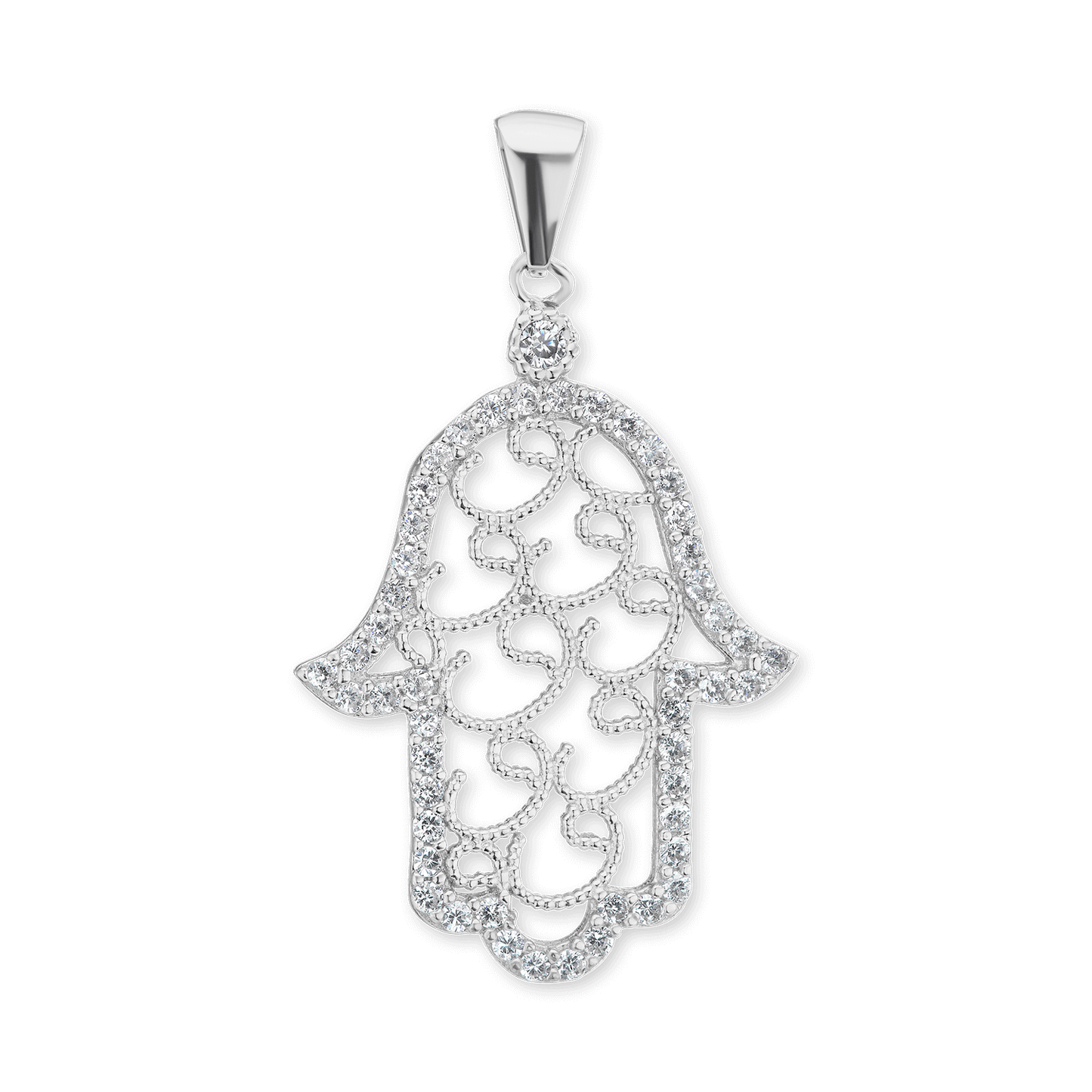 Hamsa-Anhänger aus Sterlingsilber
