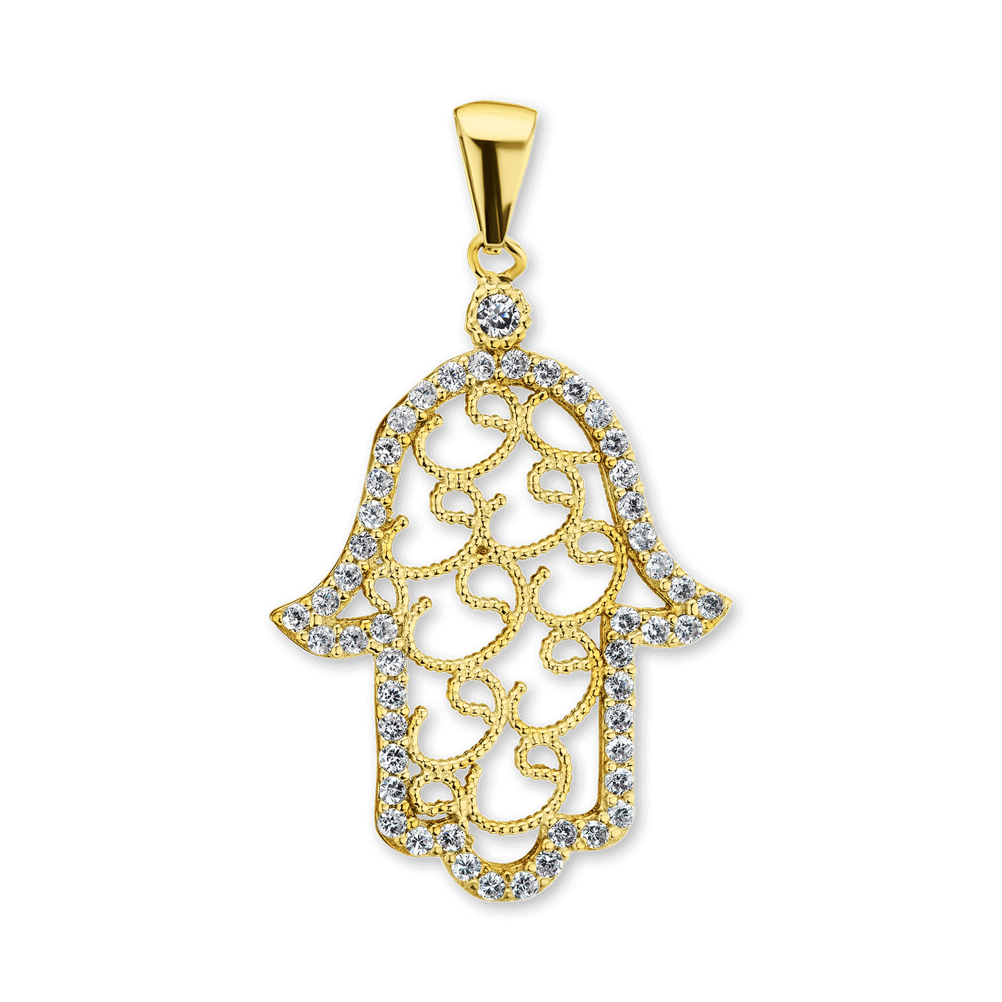 Hamsa-Anhänger aus Sterlingsilber