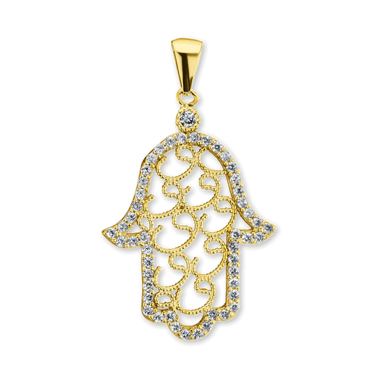 Hamsa-Anhänger aus Sterlingsilber