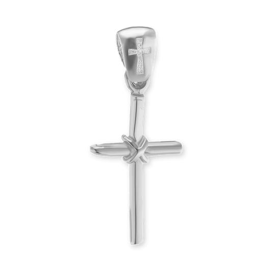 Wickelkreuz-Anhänger aus Sterlingsilber