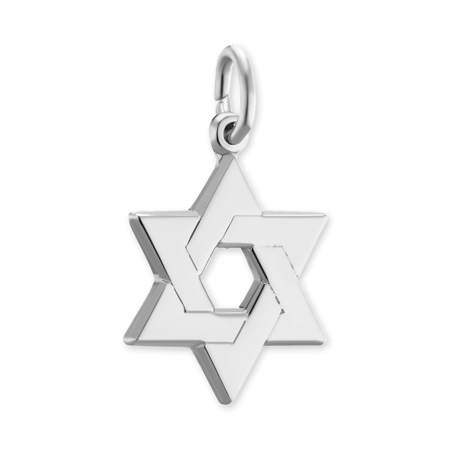 Davidstern-Anhänger aus Sterlingsilber