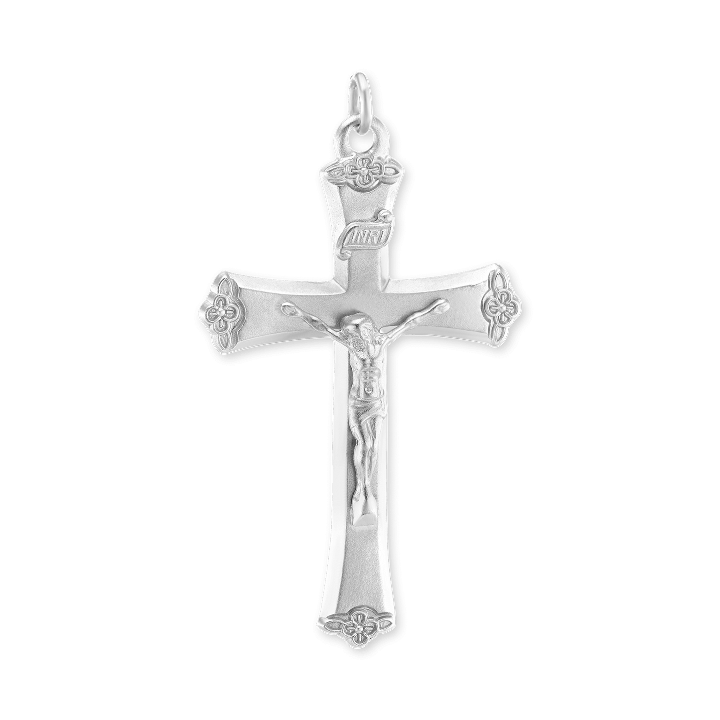 Kleeblatt-Kreuzanhänger aus Sterlingsilber