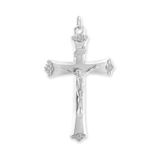 Kleeblatt-Kreuzanhänger aus Sterlingsilber