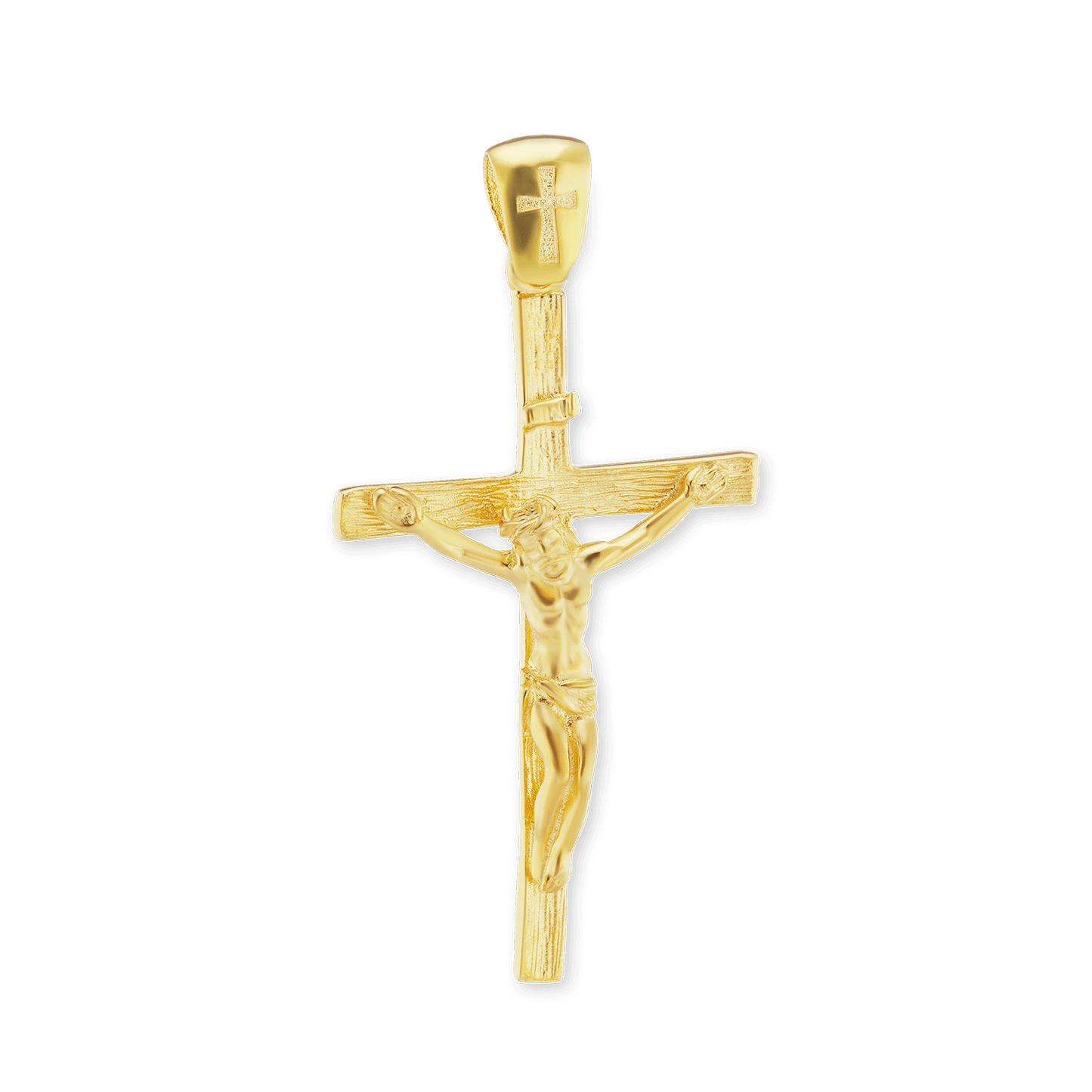 Freiform-Kreuzanhänger aus Sterlingsilber