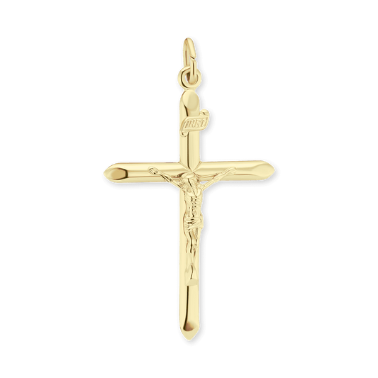 Traditioneller Kruzifix-Anhänger aus Sterlingsilber