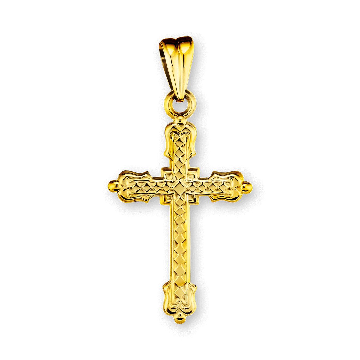 Eleganter Kreuzanhänger aus Sterlingsilber