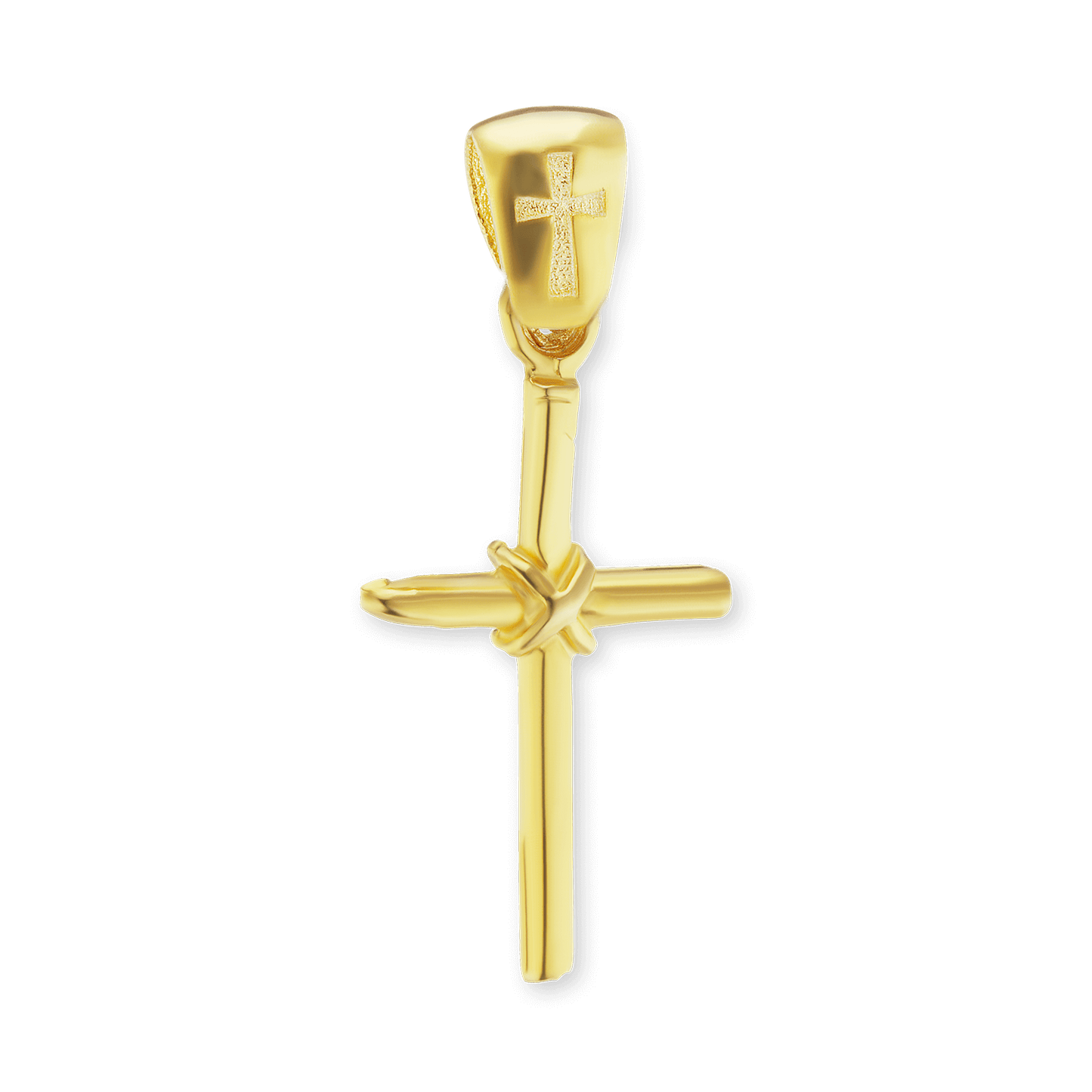 Wickelkreuz-Anhänger aus Sterlingsilber