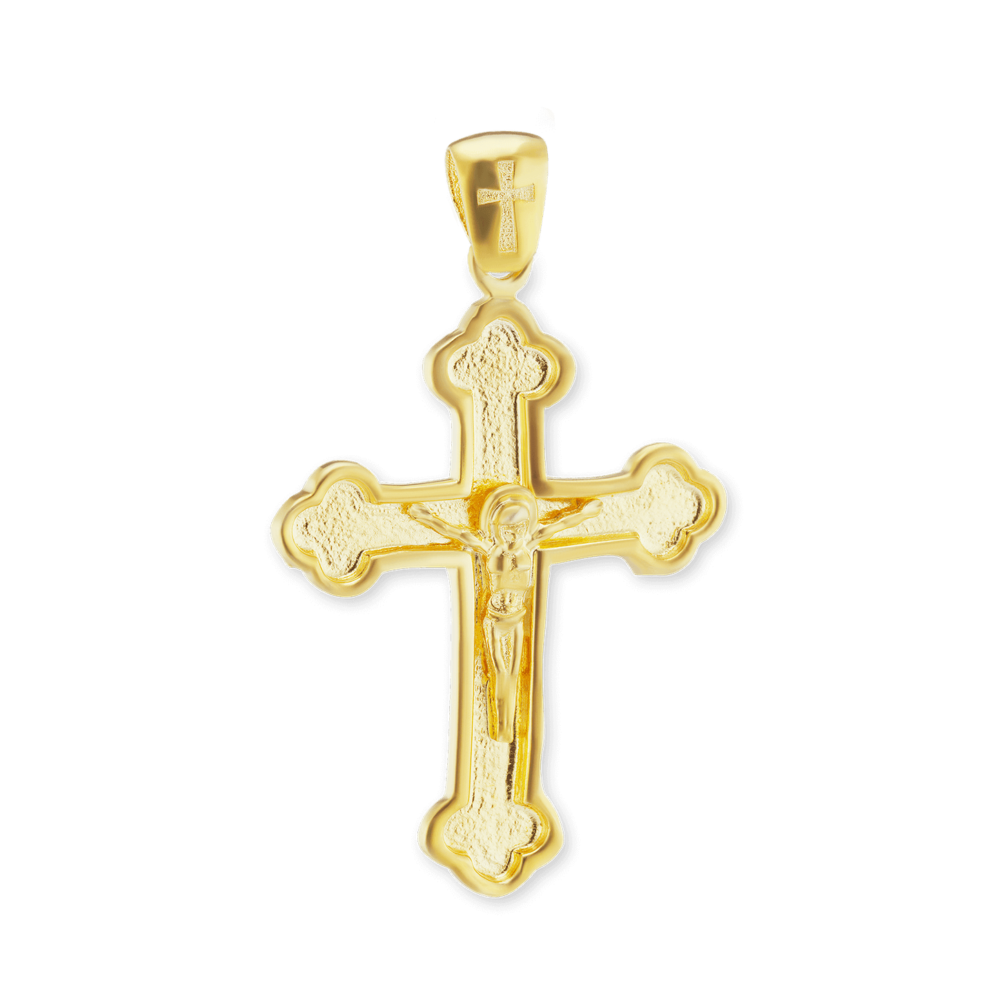 Kleeblatt-Kreuzanhänger aus Sterlingsilber