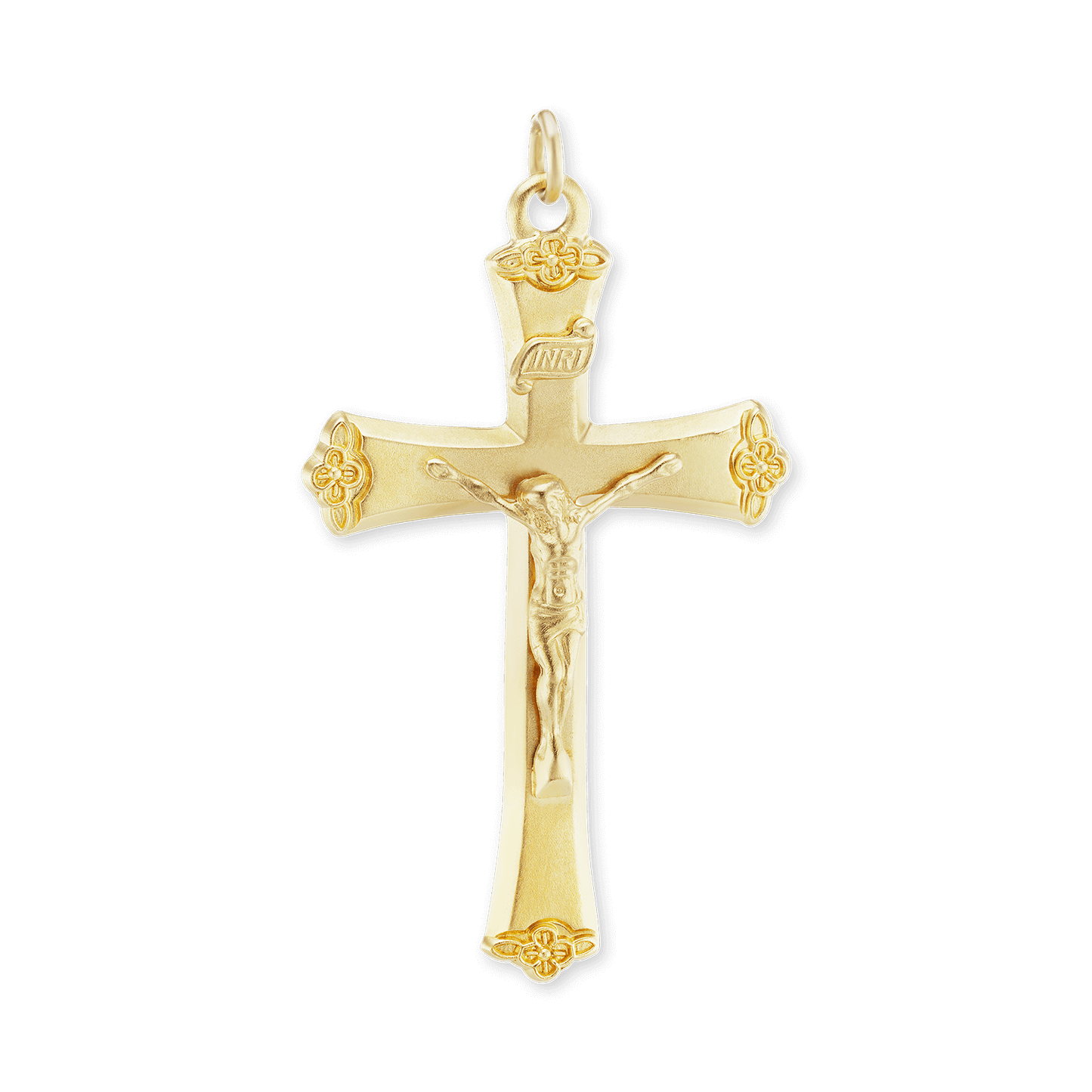 Kleeblatt-Kreuzanhänger aus Sterlingsilber