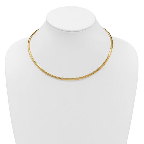 14-karätige Gelbgold-Netzkette, 3,25 mm